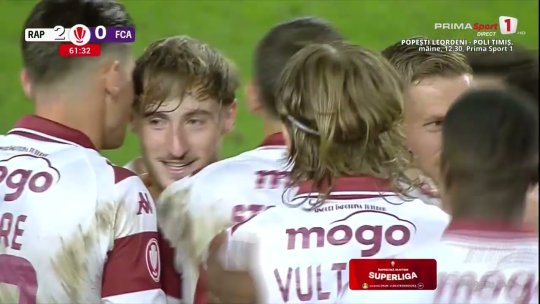 SuperLiga, etapa 10: FC Rapid – FC Argeş, scor 3-1