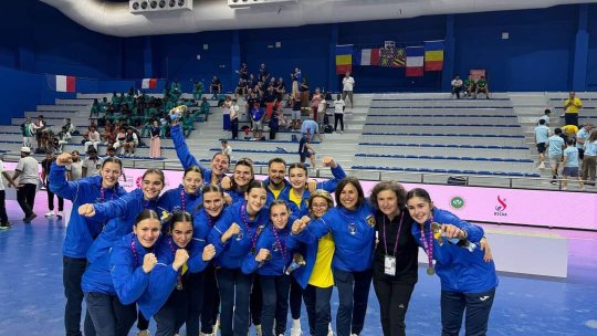 Handbal feminin: Echipa României, medaliată cu aur la Gimnaziada U18