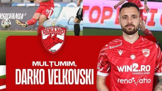 Macedoneanul Darko Velkovski se desparte de Dinamo