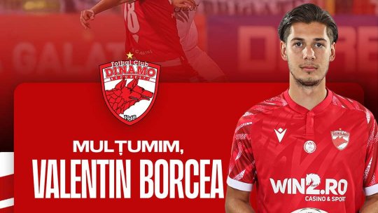 Mijlocașul Valentin Borcea pleacă de la Dinamo