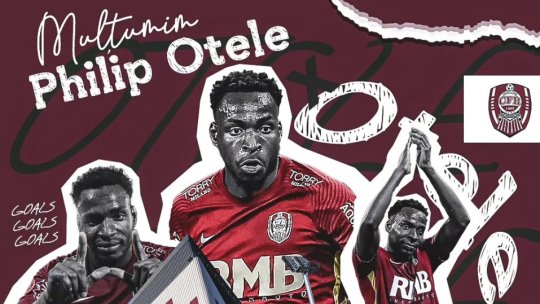 CFR Cluj se desparte de Philip Otele