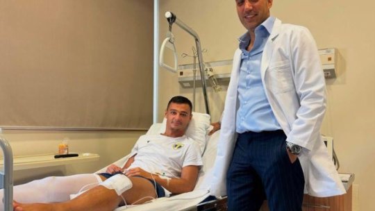 Fotbalistul Valentin Ţicu, după operația la genunchi: Ne revedem în 2025, cu forţe proaspete şi cu foame de victorii