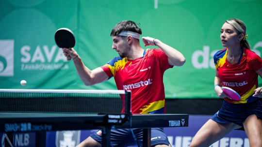Europenele de tenis de masă: Eduard Ionescu şi Bernadette Szocs, în semifinale la dublu mixt