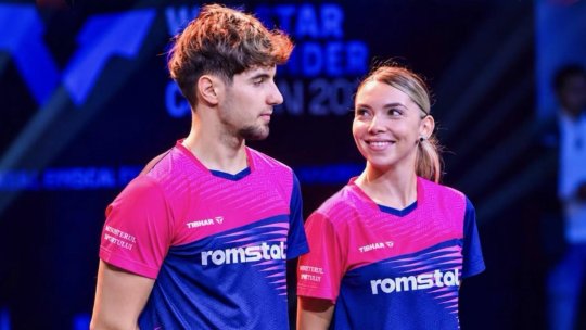 Tenis de masă: Bernadette Szocs și Eduard Ionescu, medaliați cu bronz european la dublu mixt