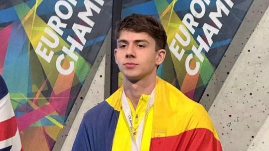 Darius Râpă, medaliat cu bronz la Campionatul European de Escaladă