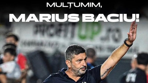 FCSB se desparte de antrenorul Marius Baciu