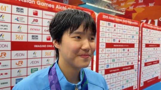 Adolescenta chineză Yu Zidi, un fenomen al Jocurilor Asiatice
