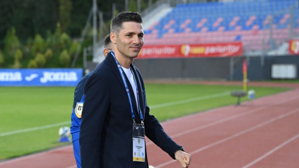 Naționala de tineret se desparte de selecționerul Costin Curelea