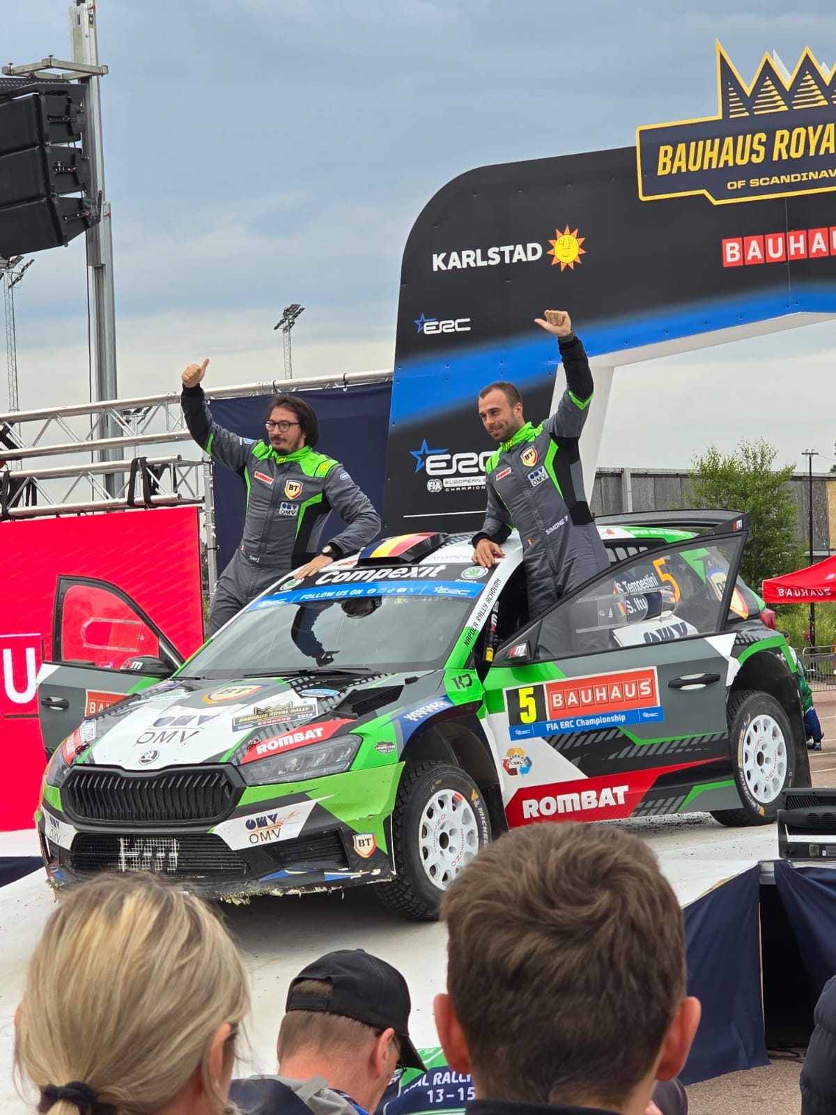 Simone Tempestini e pe podium în ERC